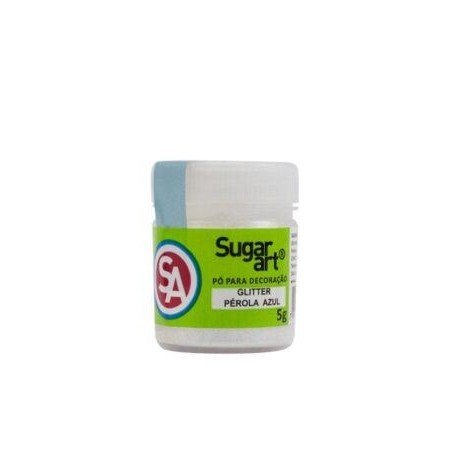 Madi - Glitter P/ Decoração Perola Azul5G