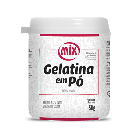 Mix - Gelatina Em Pó 50 G