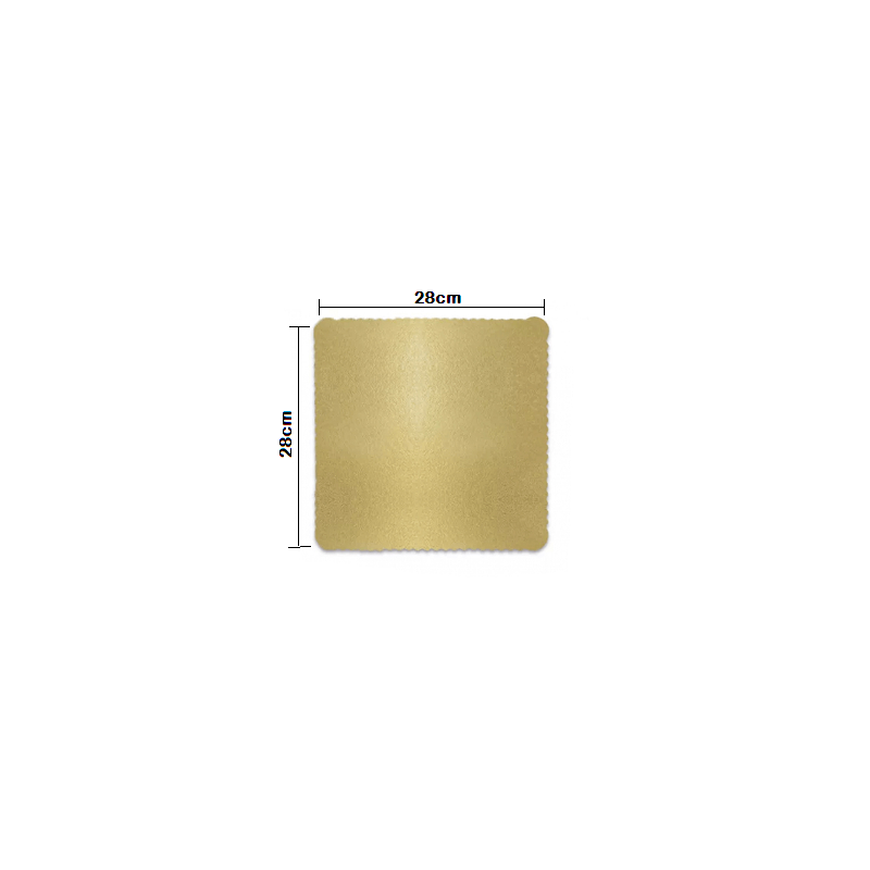 Ultra Fest - Cakeb Qd 28X28 Cm Ouro