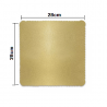 Ultra Fest - Cakeb Qd 28X28 Cm Ouro