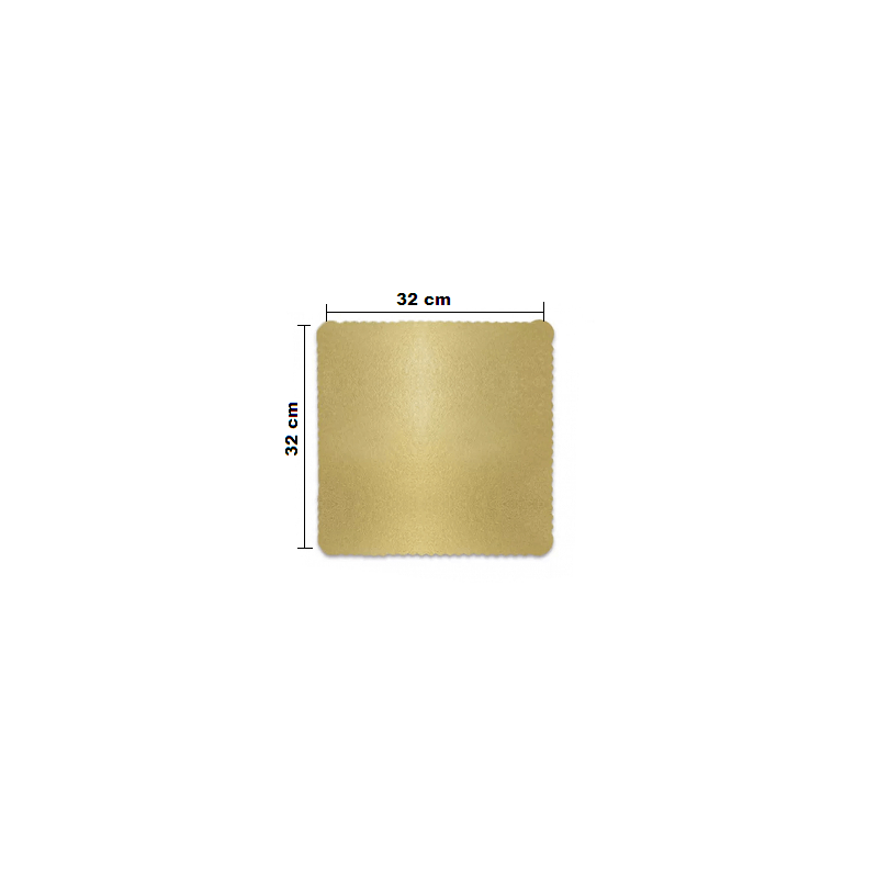 Ultra Fest - Cakeb Qd 32X32 Cm Ouro