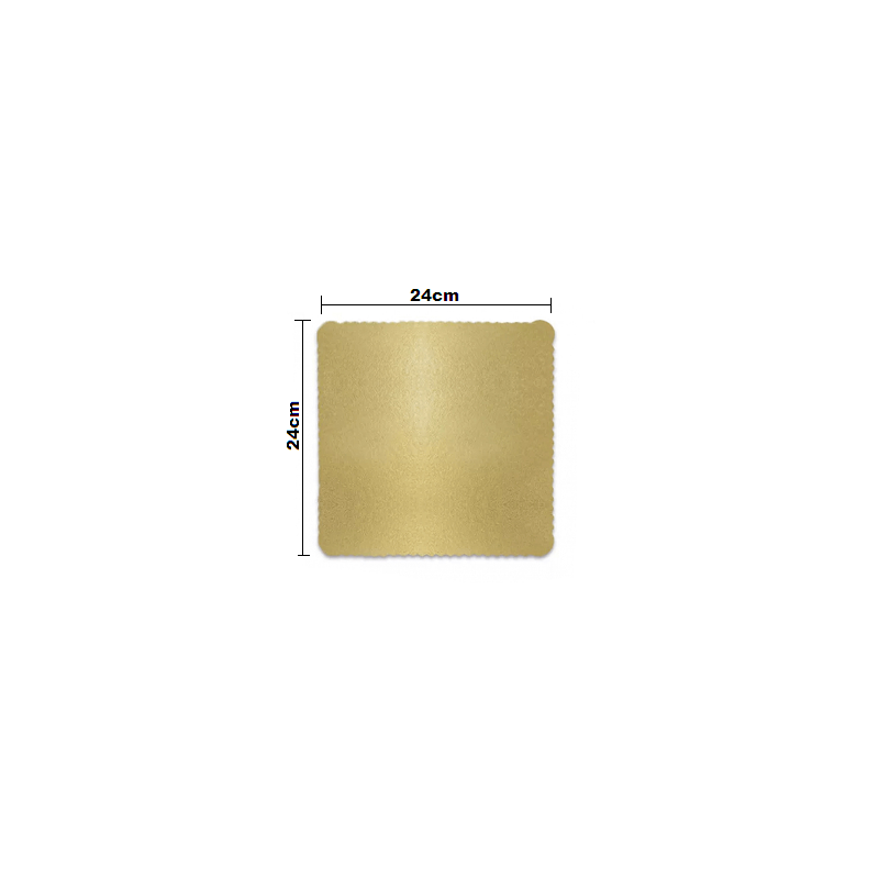 Ultra Fest - Cakeb Qd 24X24 Cm Ouro