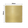 Ultra Fest - Cakeb Qd 24X24 Cm Ouro