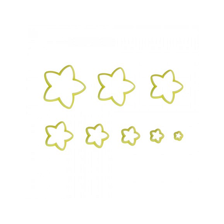 Blue Star - Cort. Estrela 8 Pçs