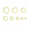 Blue Star - Cort. Estrela 8 Pçs