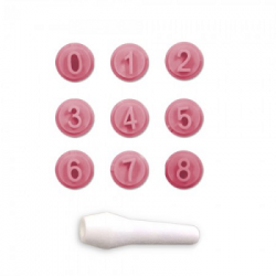 Blue Star - Kit Carimbos Numeros