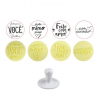 Blue Star - Kit Carimbos Frases Mimos