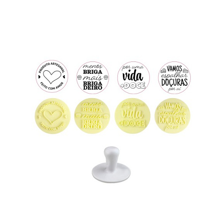 Blue Star - Kit Carimbos Frases Doces