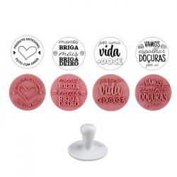 Blue Star - Kit Carimbos Frases Doces