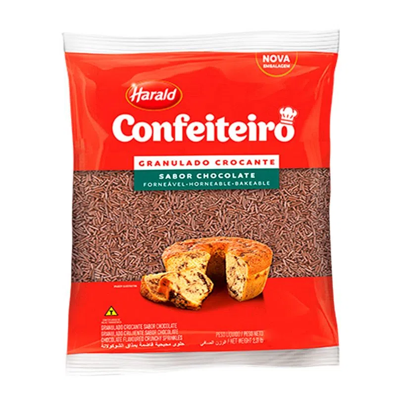 Granulado Crocante Escuro Confeiteiro