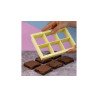 CORTADOR DE BROWNIE QUADRADO 6X6 cm BLUE STAR