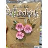 Topo de Bolo Parabéns Rosa