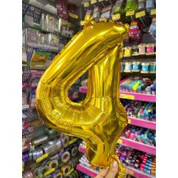 Balão Dourado - Número 4