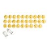 Blue Star - Carimbo Letras Glamour Amarelo