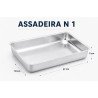 R&S - Assadeira Retangular Alumínio Nº 1