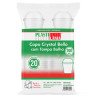 Plastilânia - Copo Bello 200 ml C/ Tampa Bolha