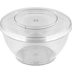 Strawplast - Kit Pote e Tampa Redondo 100ml Cristal
