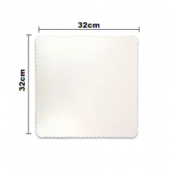 Ultra Fest - Cakeb Qd 32X32 Cm Branco
