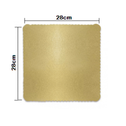 Ultra Fest - Cakeb Qd 28X28 Cm Ouro