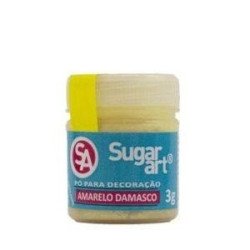Madi - Pó P/ Decoração Amarelo Damasc 3 G