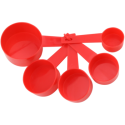 Clink - Kit 5 Colheres De Medida Plast