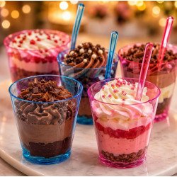 Strawplast - Copo Brigadeiro Rosa 50ml