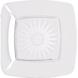 Strawplast - Prato Cristal Quadrado 18cm