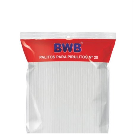 BWB - Palitos P/ Pirulito Grande Branco