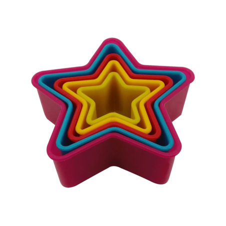 Cortador Estrela 5 Pçs Carol
