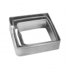 Cortador Inox Quadrado C/3 Un