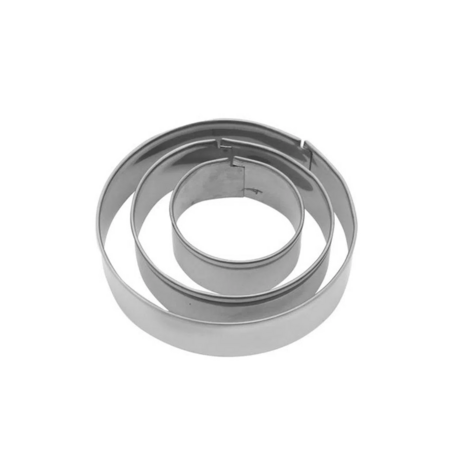 Cortador Inox Redondo C/3 Un