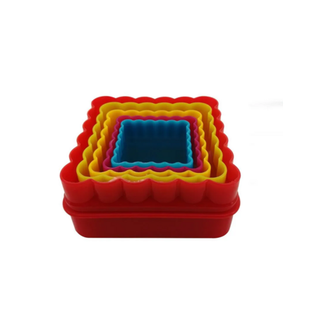 Cortador Quadrado 5 Pçs Carol