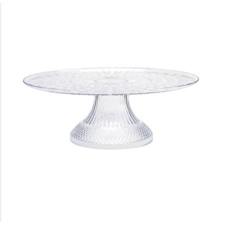 Mirandinha - Boleira Lapidada 30cm Transparente