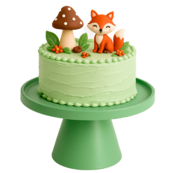 Mirandinha - Boleira Cone 21 cm Verde
