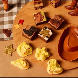 BlueStar - Kit Cortador Com Carimbo Cowboy