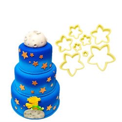 Blue Star - Kit Cortador Estrela 8 Peças