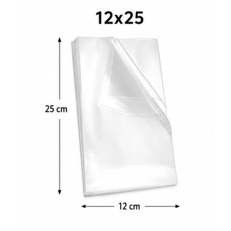 Saco Plástico Polipropileno 12x25