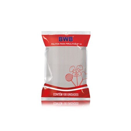 Palitos P/ Pirulito Grande Bwb