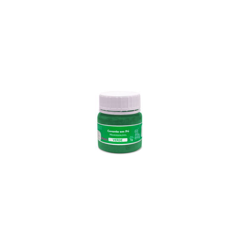 Mago - Corante Em Pó Hidrossol Verde 5 G