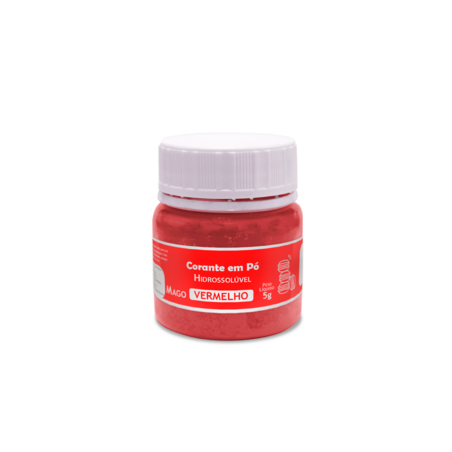 Mago - Corante Em Pó Hidrossol Vermelho5G