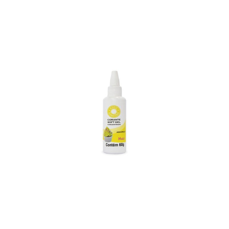 Mago - Corante Soft Gel Amarelo 60 Ml