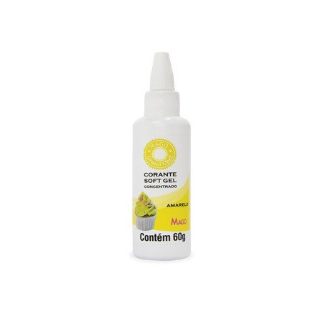 Mago - Corante Soft Gel Amarelo 60 Ml