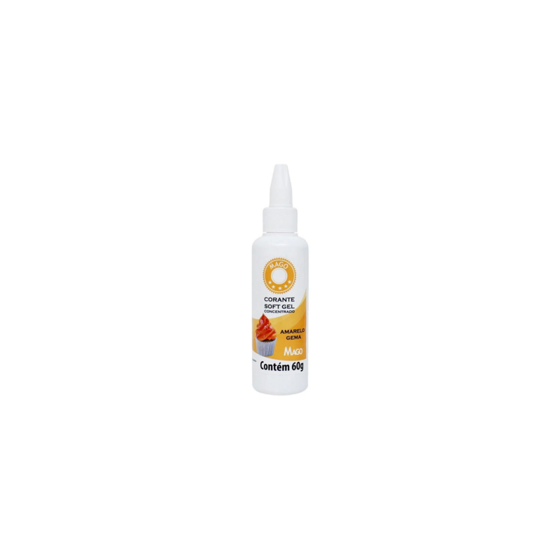 Mago - Corante Soft Gel Amarelo Gema 60 Ml