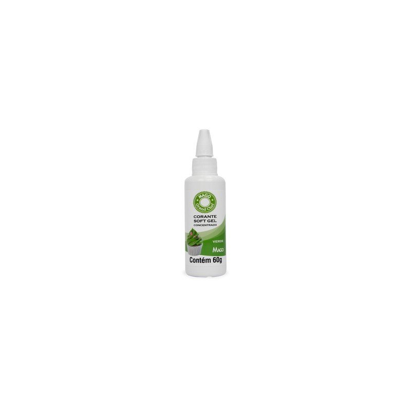 Mago - Corante Soft Gel Verde 60 Ml