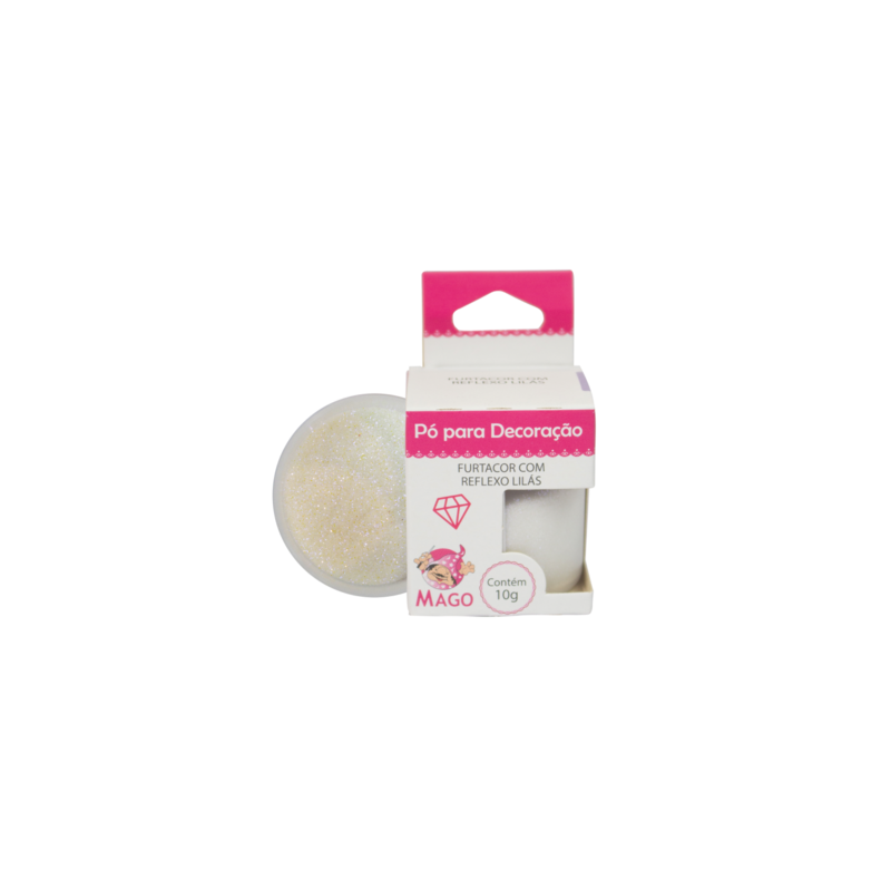 Mago - Po P/ Decoração Lilás 10 G