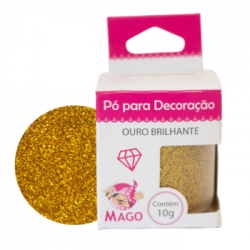 Mago - Po P/ Decoração Ouro...