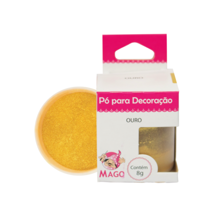 Mago - Po P/ Decoração Ouro 8 G
