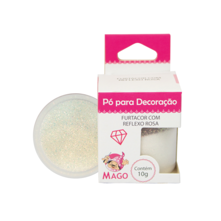 Mago - Po P/ Decoração Rosa 10 G