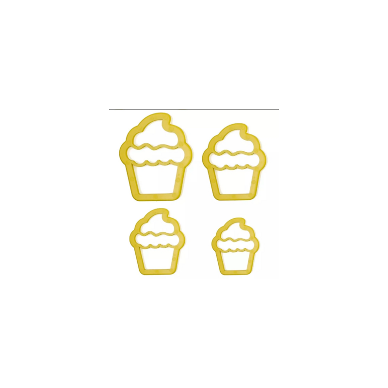 Blue Star - Cort. De Cupcake C/ 4 Pçs