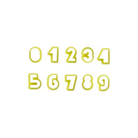 Blue Star - Cort. Numeros 2 Cm C/10